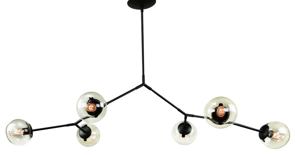 Branching Chandelier Light Smoke Bubble Glass Contemporary Chandeliers By Modern Artifax - Bubble Effect Ceiling Light Branching Chandelier Light Smoke Bubble Glass Contemporary Chandeliers By Modern Artifax - Bubble Effect Ceiling Light