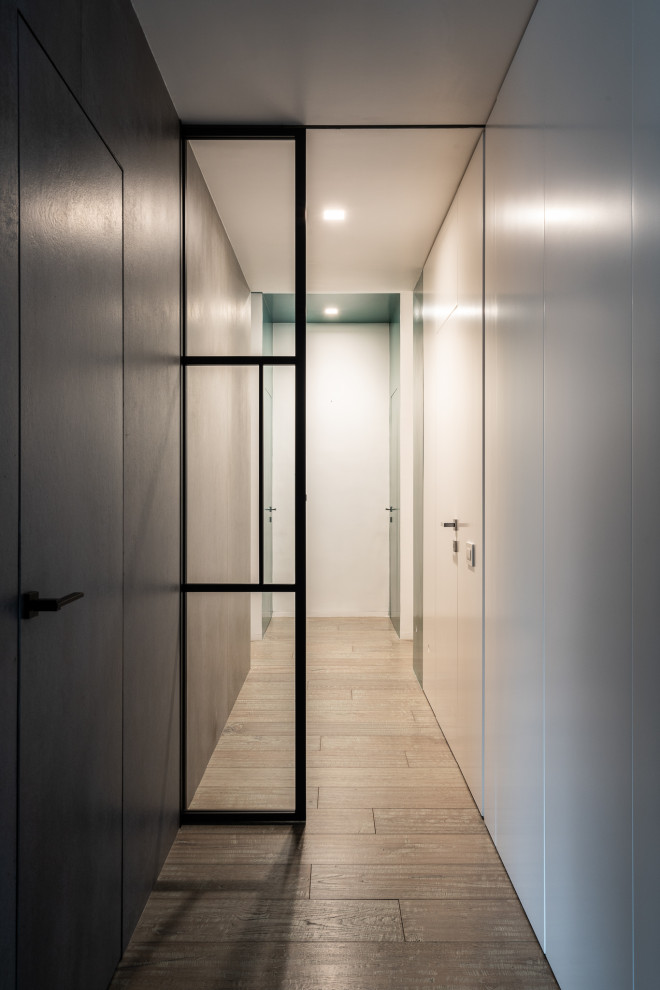 Foto di un ingresso o corridoio minimalista