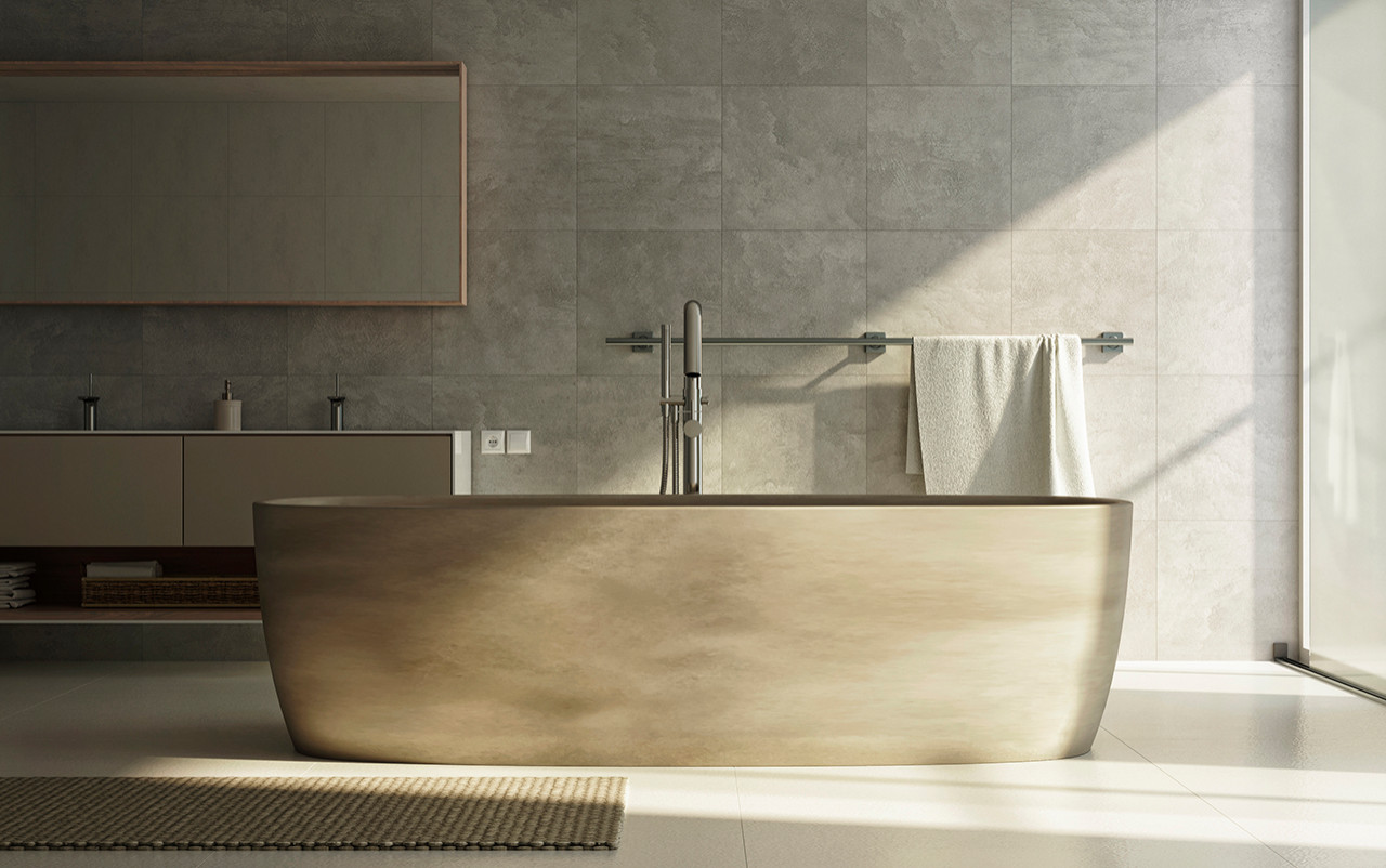 Coletta Sandstone Песочная Каменная Ванна от Viva Lusso