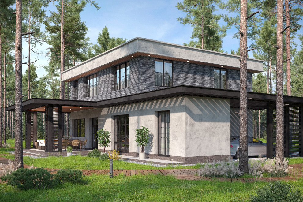 Современный дом в Подушкино