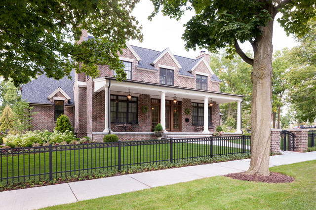Brick traditional-house-exterior
