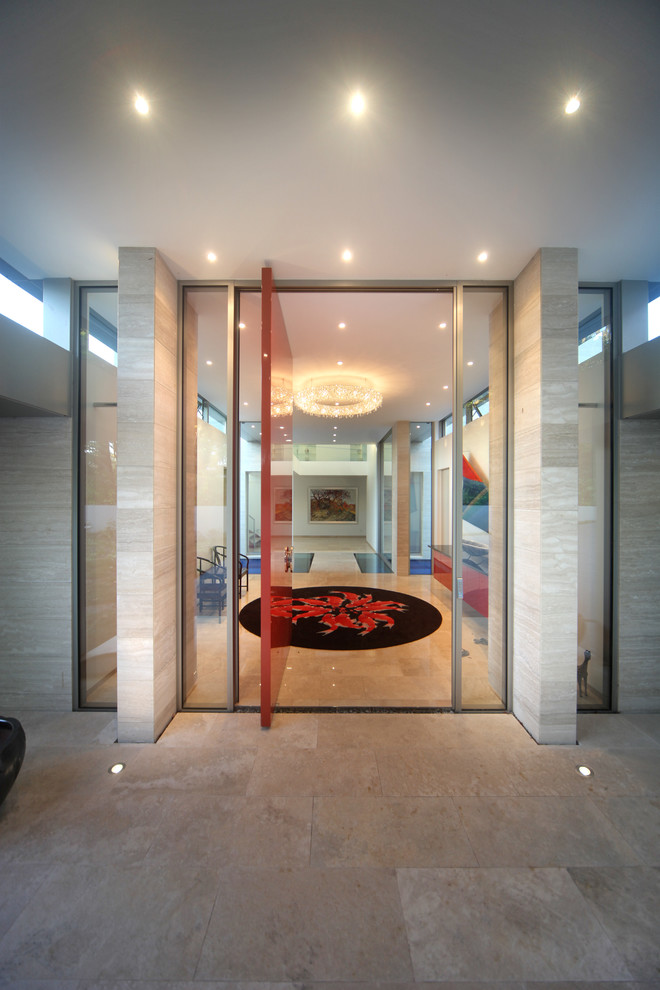 Contemporary entryway in Auckland.