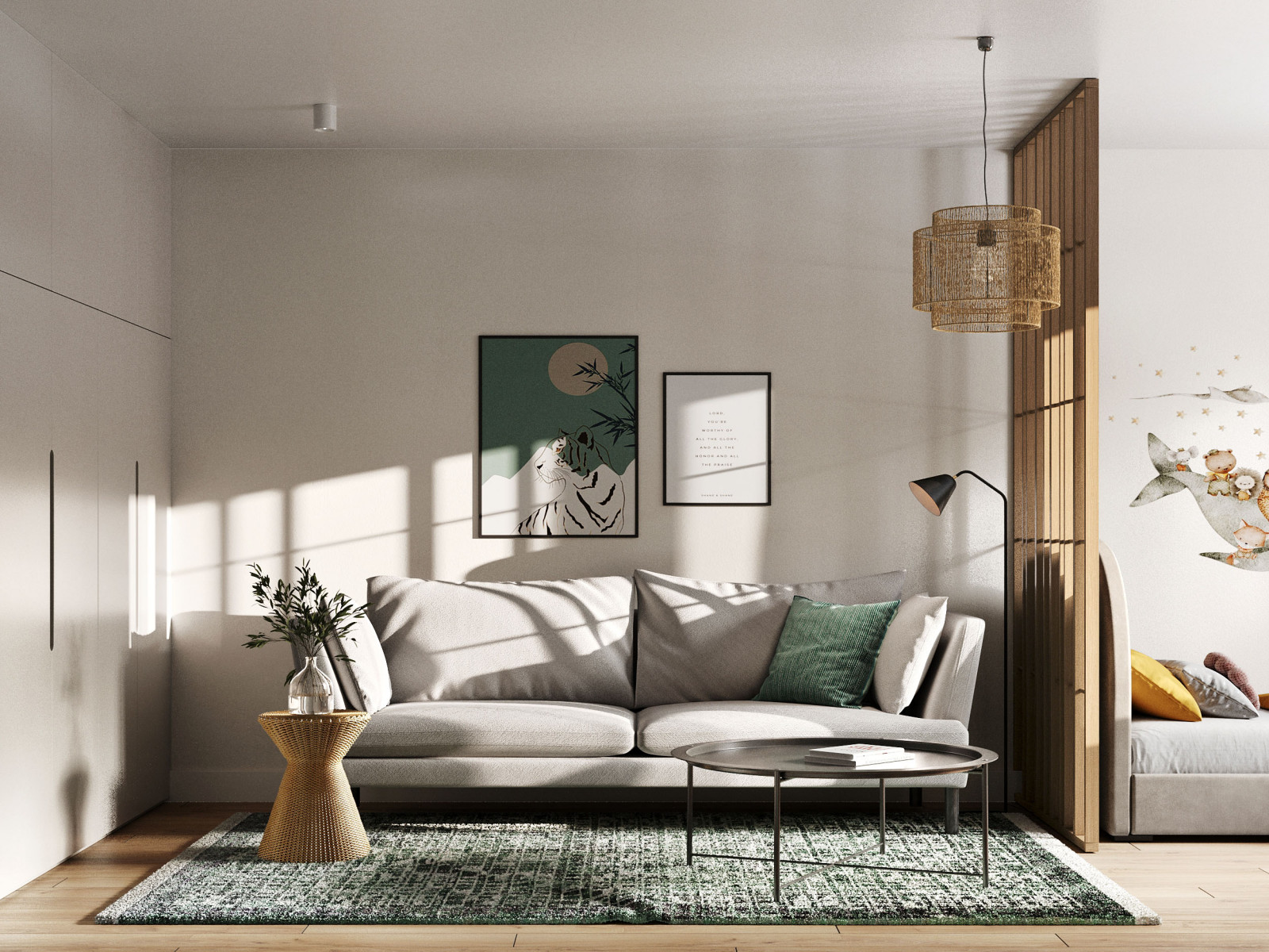 трехкомнатная квартира