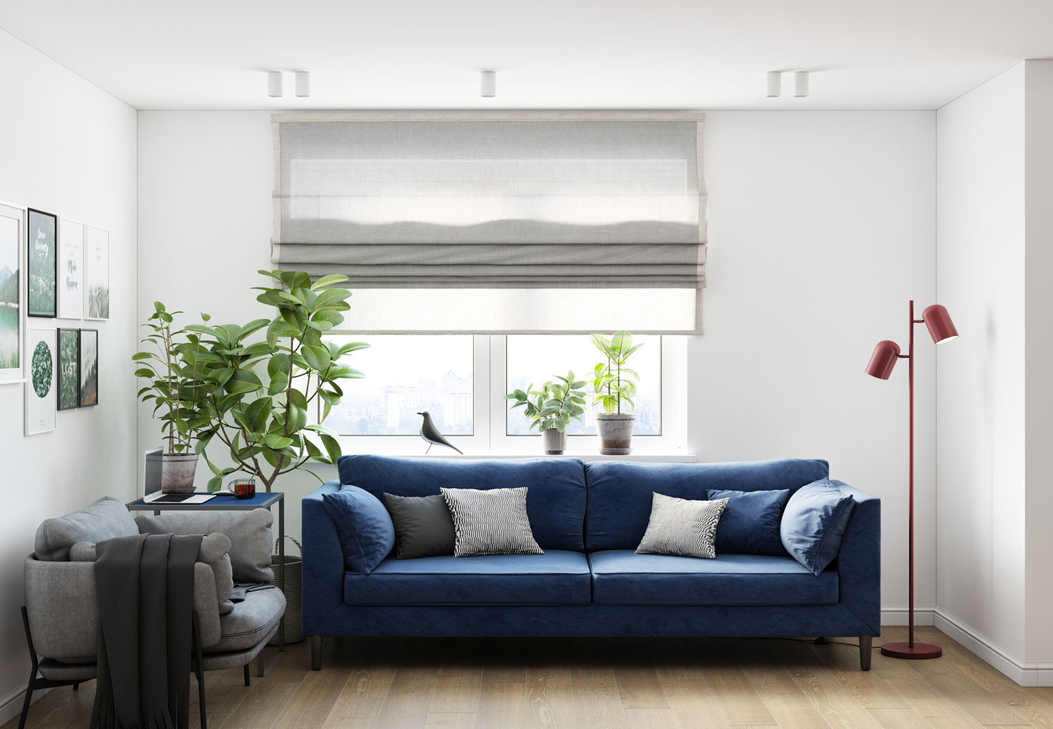 Трехкомнатная квартира для молодой семейной пары