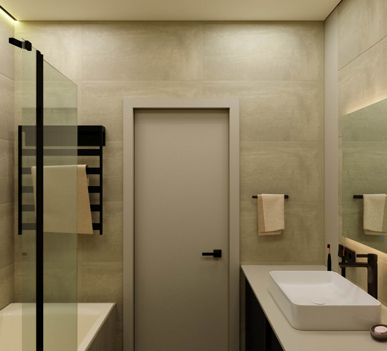 2 санузла в ЖК Высота