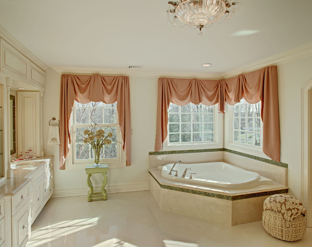 Corner Spa Tub Traditional Bathroom Newark by Sheila Rich
