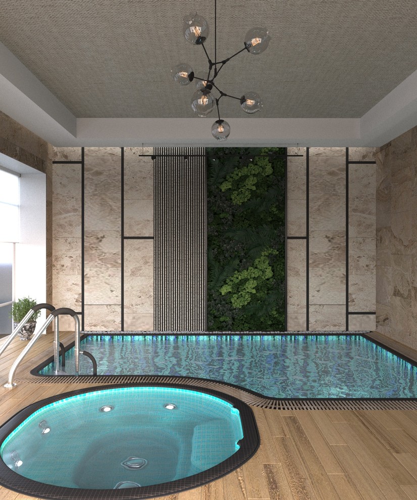 Бассейн в загородном доме