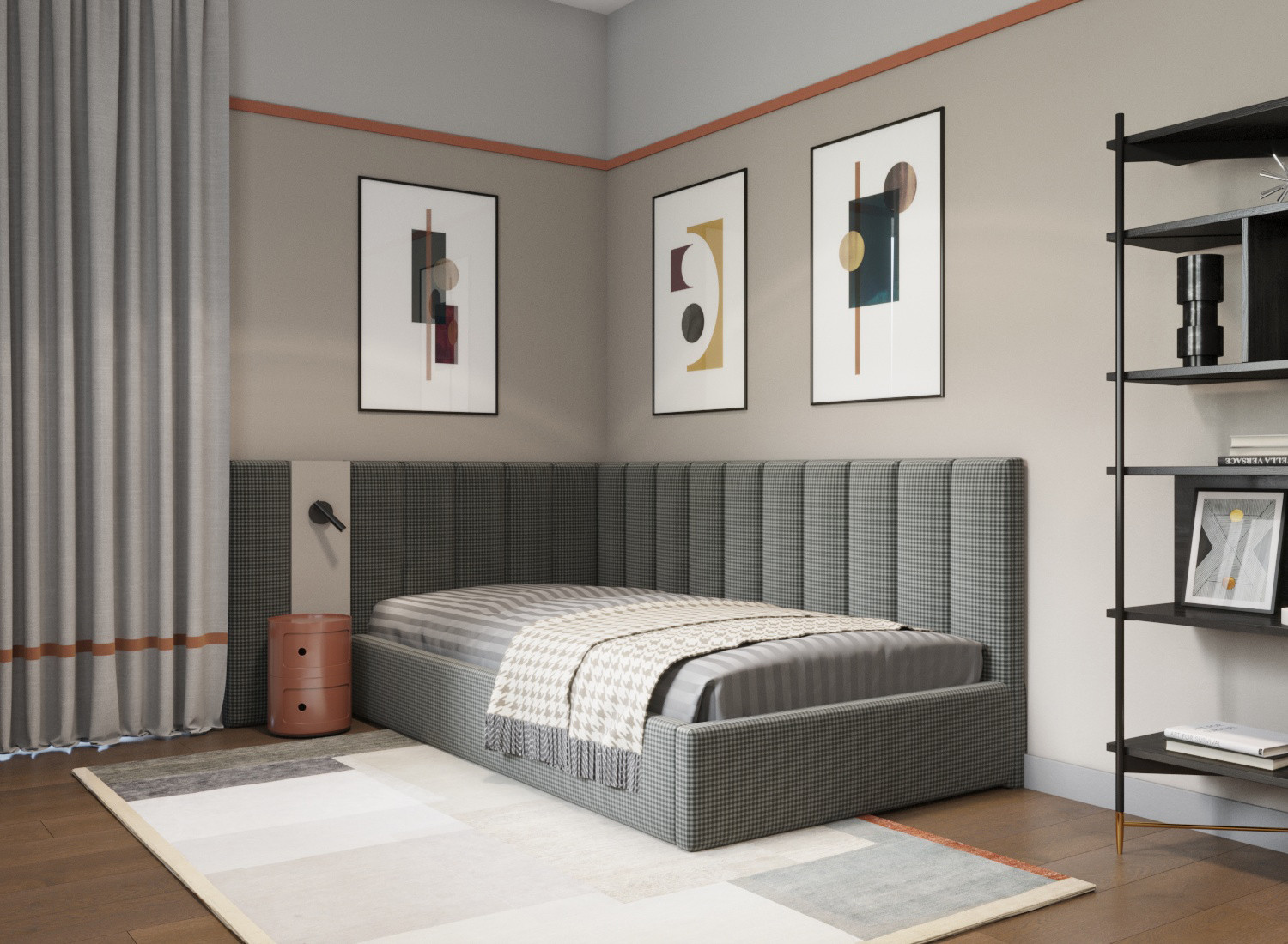 Квартира в светлых тонах.