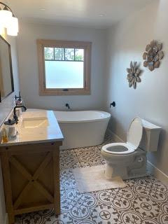 Modern Boho Bathroom Remodel