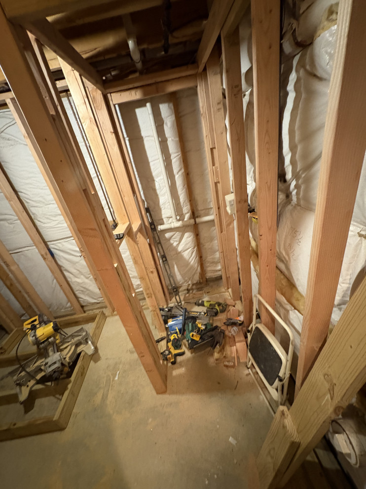 Basement Bathroom Install