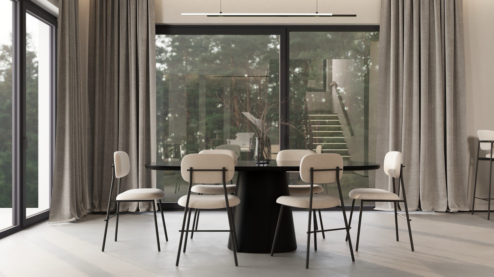 №5 Дизайн-проект кухня-гостиная-прихожая