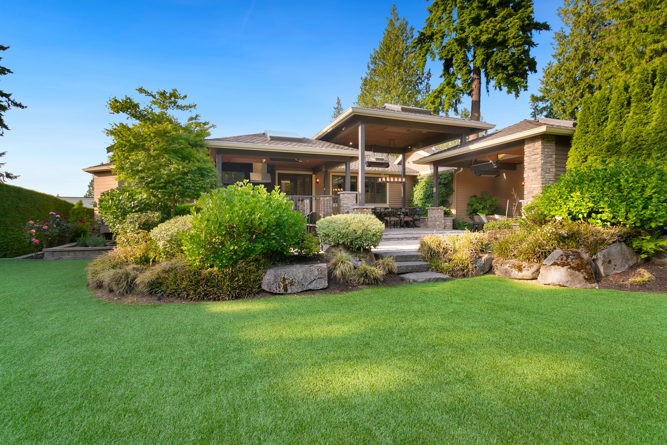 Yarrow Point Triple Roof Outdoor Living
