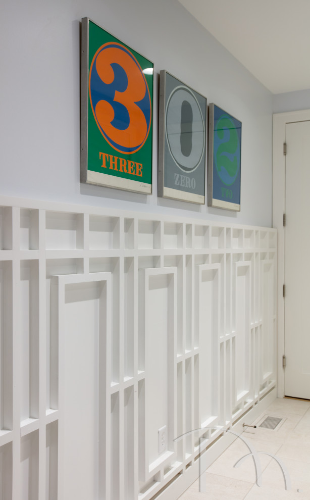 Hallway - transitional hallway idea in St Louis