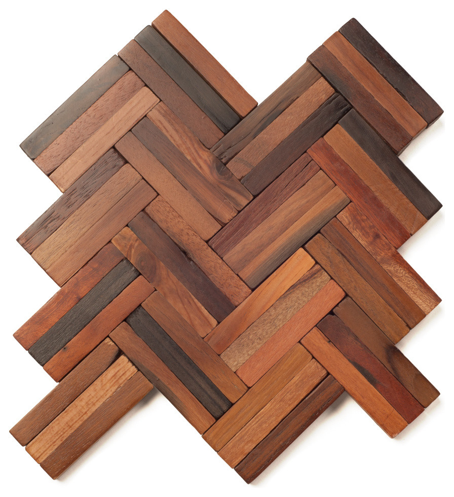Fantasea Wood Tile, 12.19"x13.75"