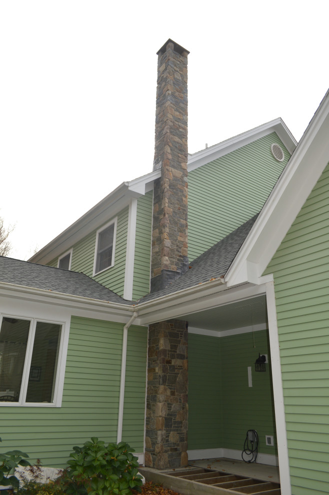 Williston - Retaining walls, water feature, chimney, & walkway