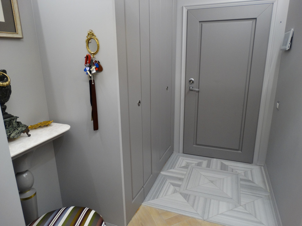 Квартира 70 м2 оттенки серого