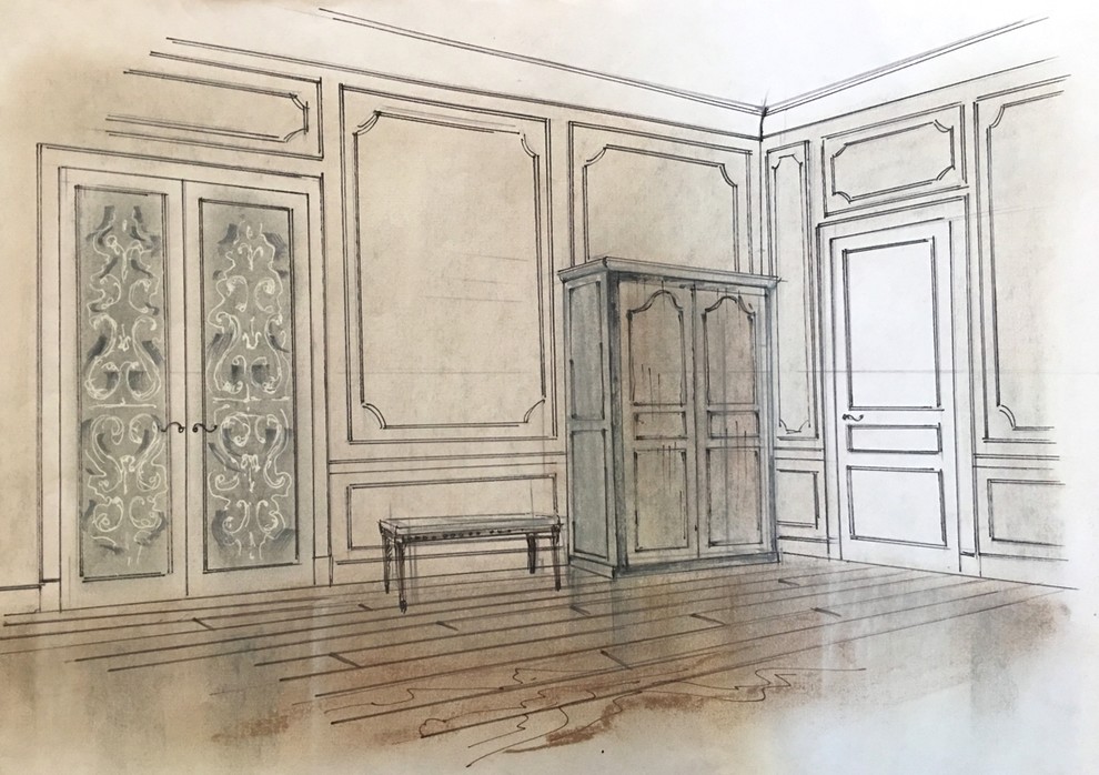 Эскизы квартиры для актрисы кино