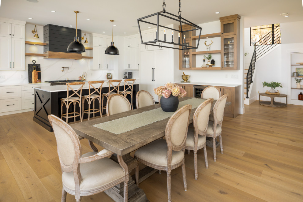 Custom Modern Farmhouse - Farmhouse - Dining Room - Vancouver - by ...