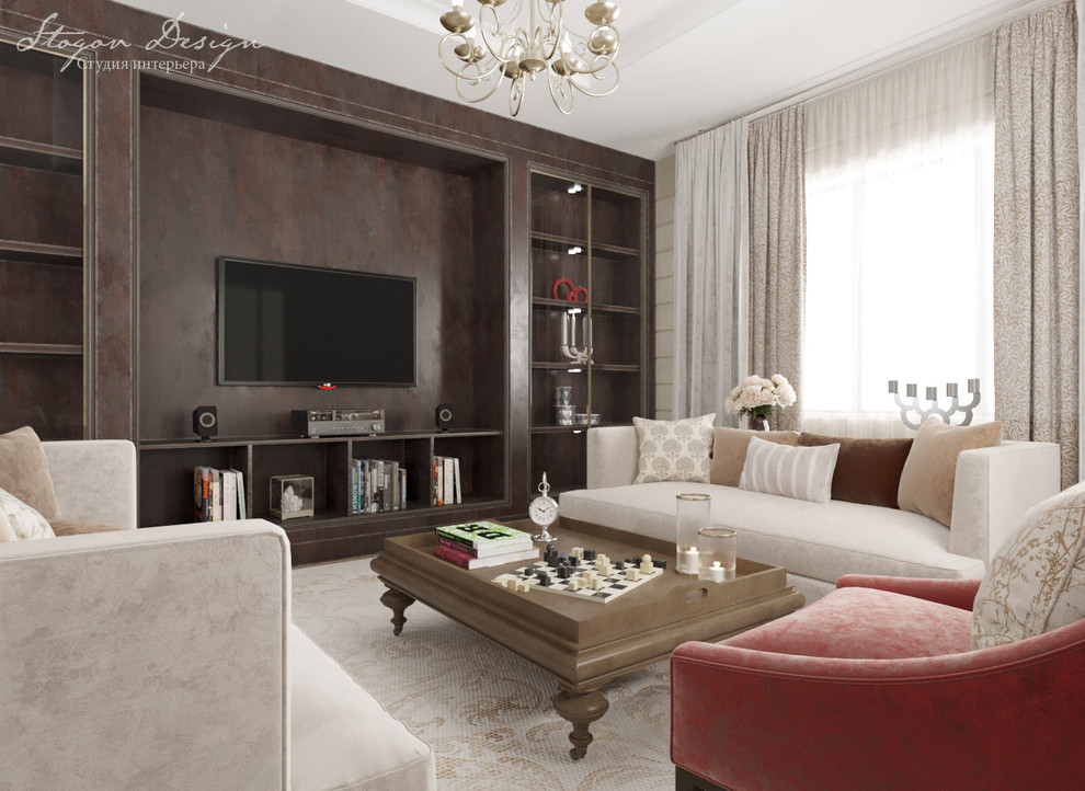 Дом для семьи в стиле современная классика