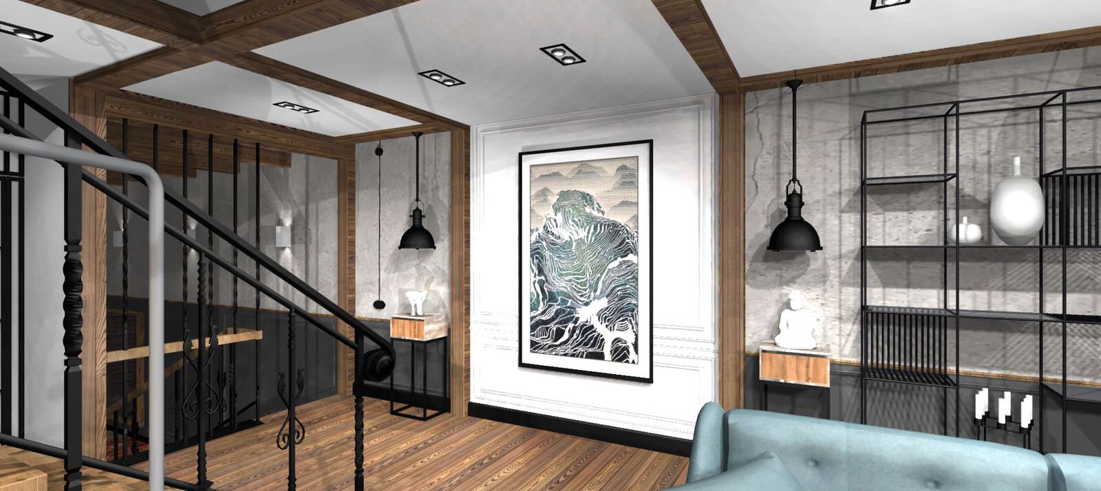 Дом в смешанном стиле