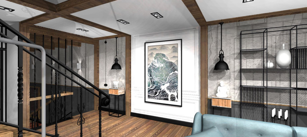 Дом в смешанном стиле