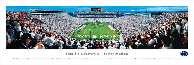 Blakeway Panoramas College Sports Posters End Zone Wake Forest Football 