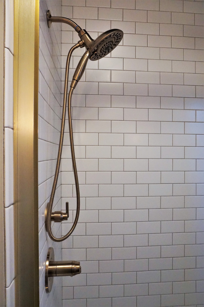 Example of a trendy home design design in New York