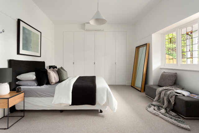 Como St contemporary-bedroom