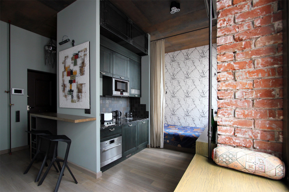 Мини-лофт для холостяка