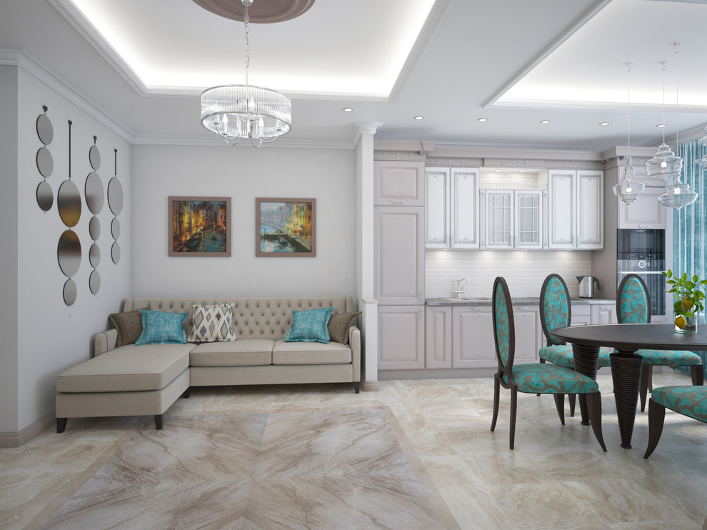 Дизайн-концепция однокомнатной квартиры в Москве