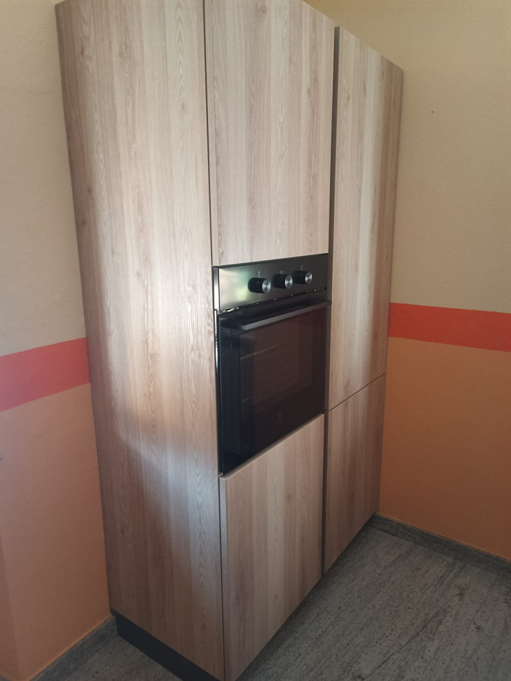 Cucina Nodo Naturale e Terracotta