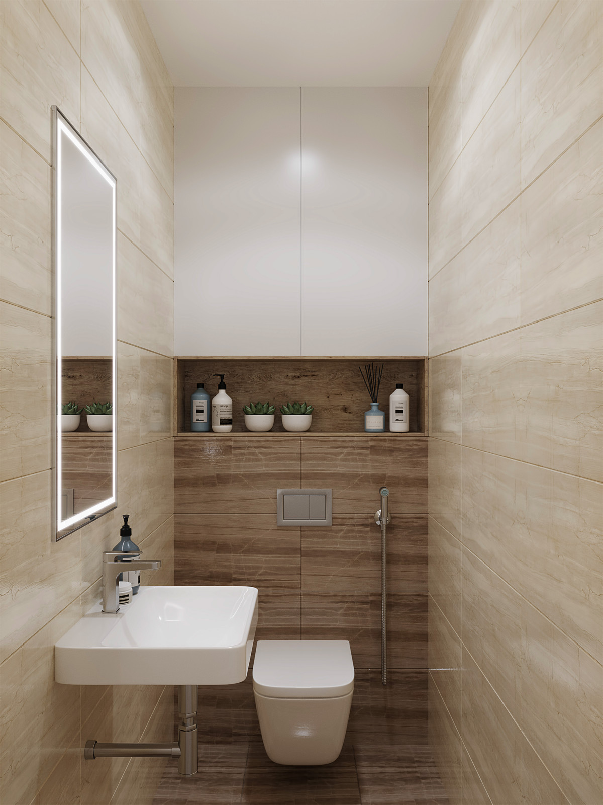 Бюджетный дизайн 3-ком. квартиры