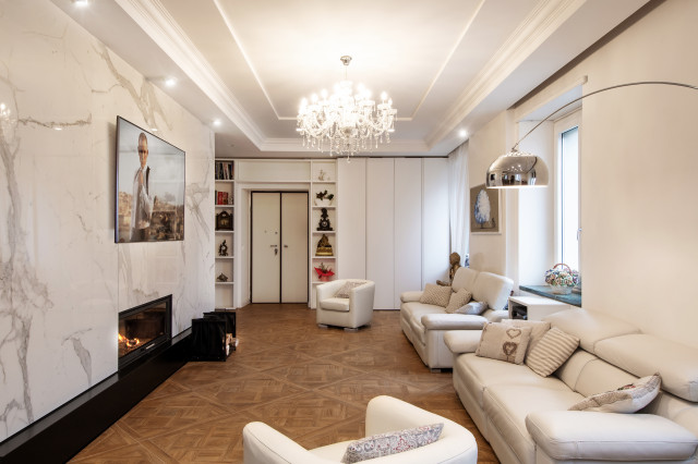 GES House | 180 MQ contemporary-vardagsrum