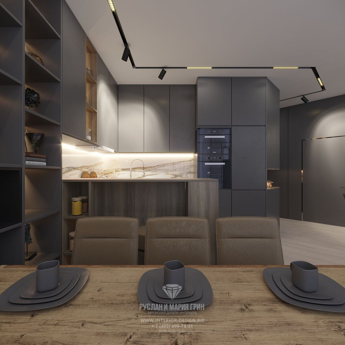 Дизайн квартиры в ЖК «Зиларт». Современный лофт