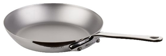 Mauviel M'Cook Mini Round Frying Pan, Cast Stainless Steel Handle, 4.7"