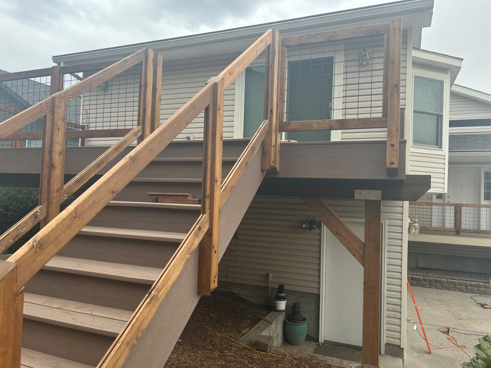 Deck and front entry