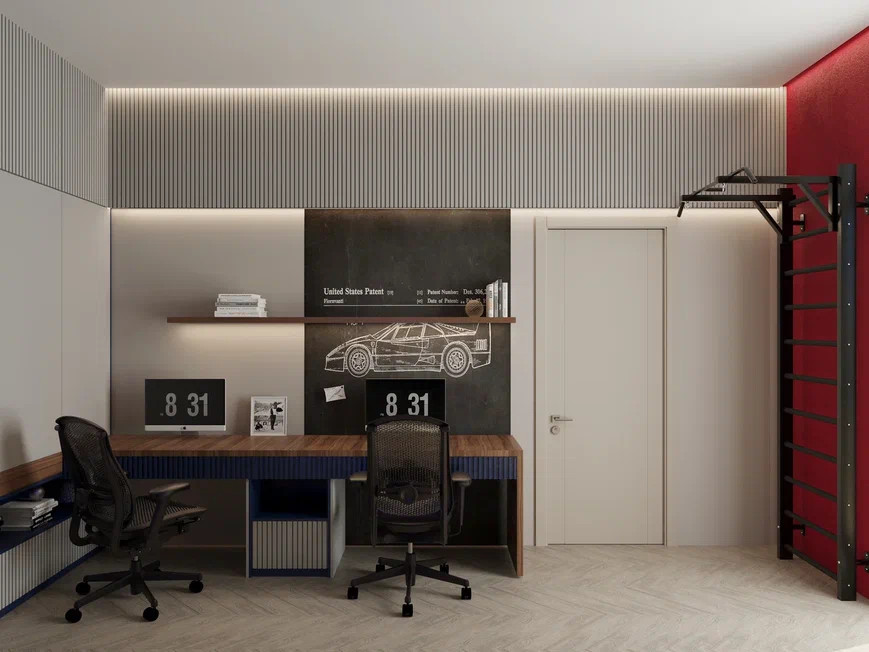 Ремонт квартиры для семьи с двумя мальчиками и бабушкой