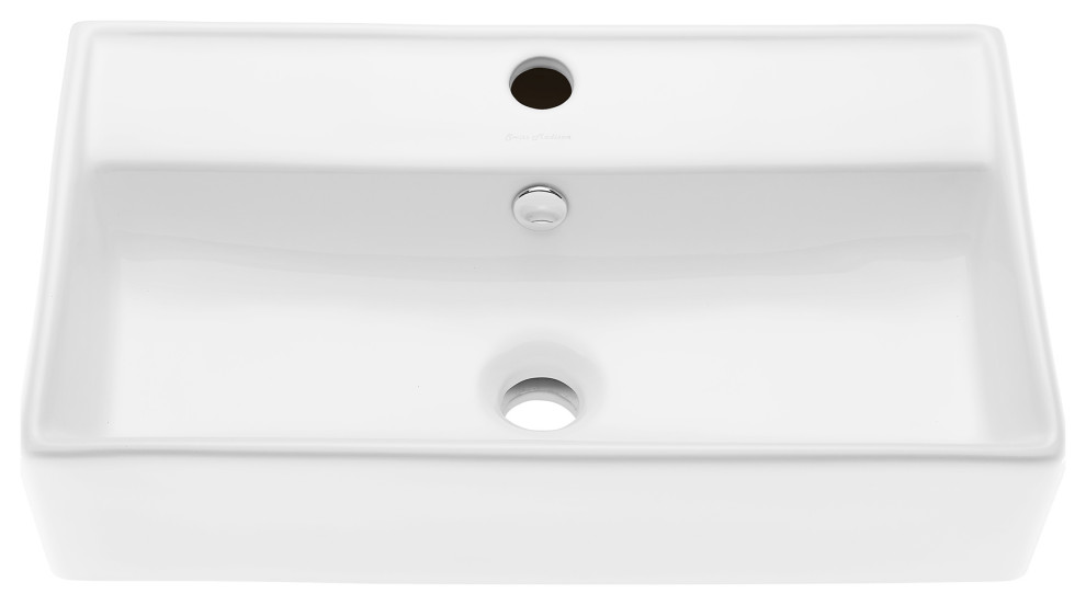 Claire Ceramic Wall Hung Sink Contemporary Bathroom Sinks by Swiss Madison Houzz