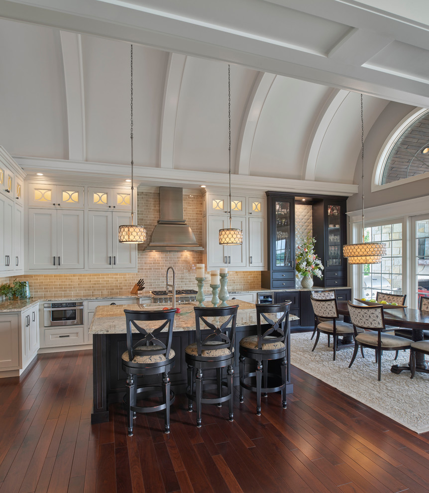 Inspiration for a contemporary kitchen remodel in Detroit