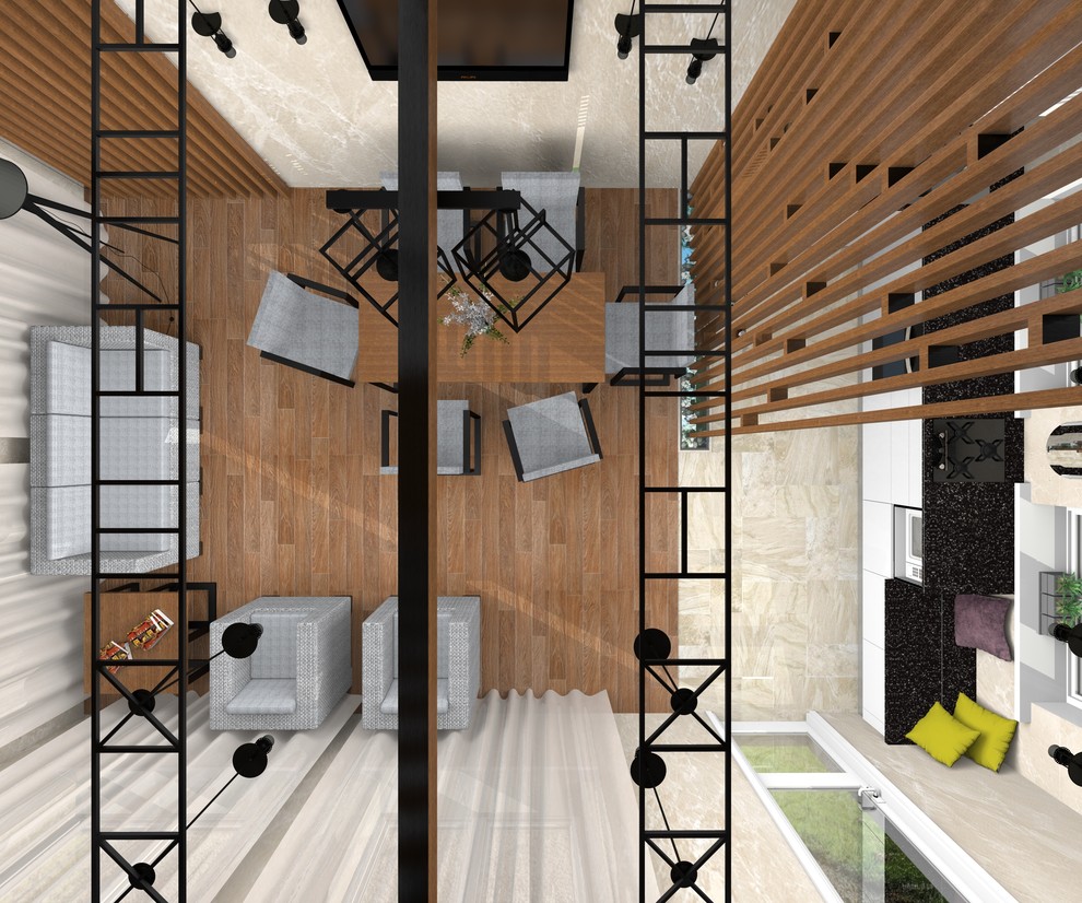 Дизайн-проект летнего домика в городе Чапаевск.