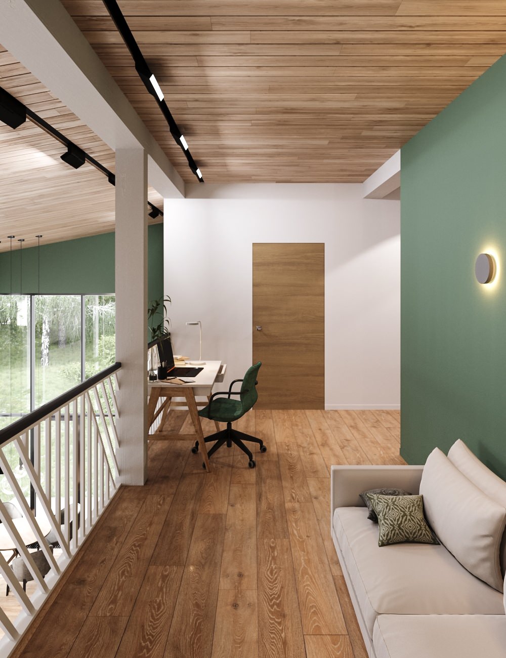 Дача Лаки Парк, гостиная