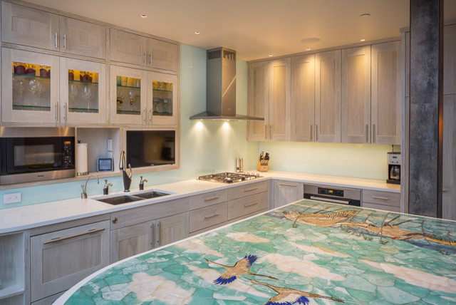 Penthouse Remodel moderne-cuisine