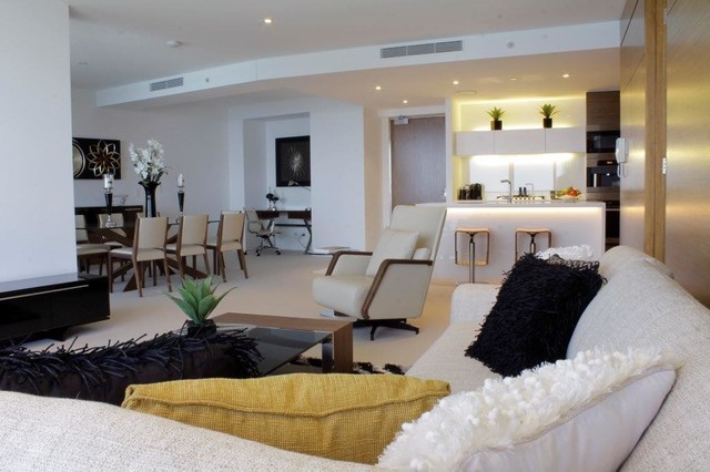 Luxury Sub-Penthouse klassisk-vardagsrum