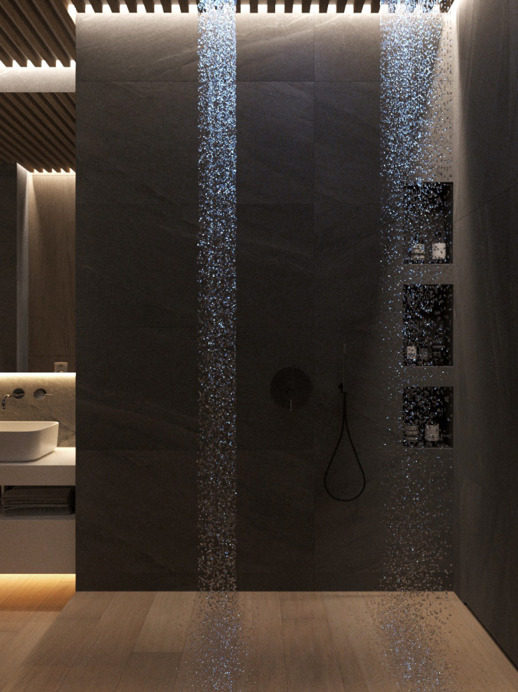 Современная квартира с видом на лес