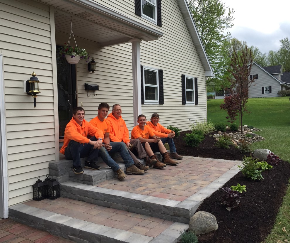 Jamestown NY front entrance & landscape