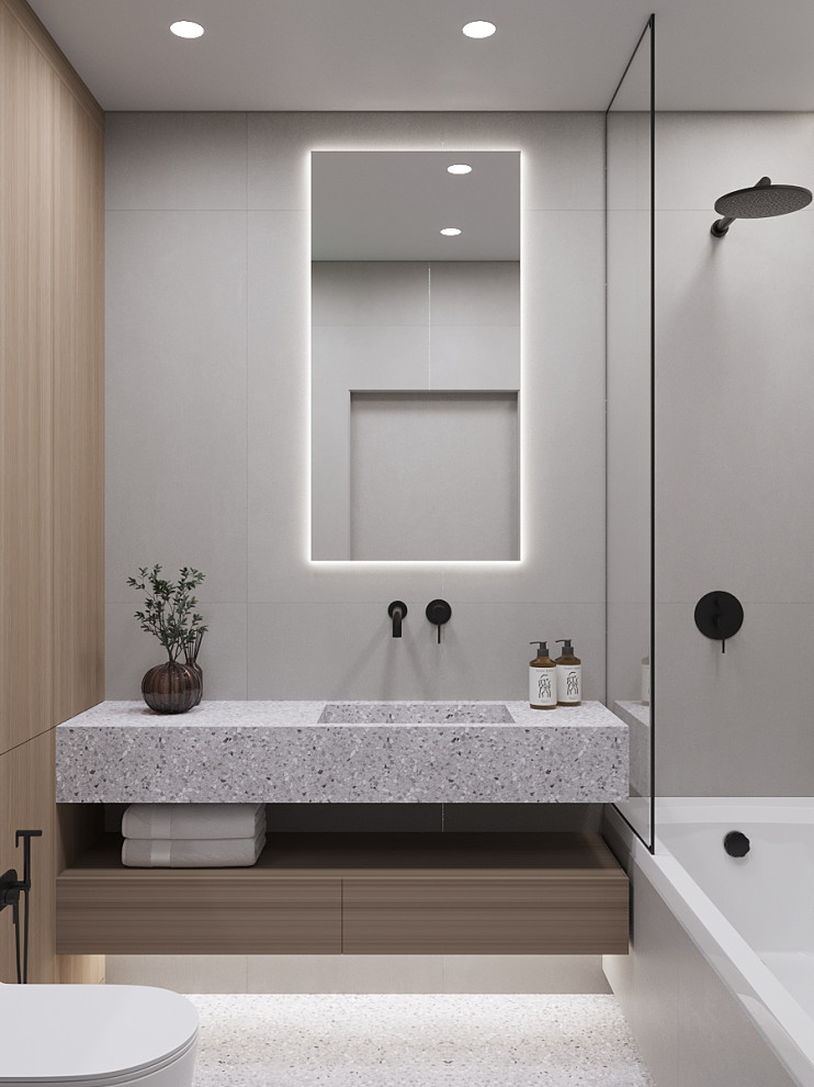 Ванная комната 4 кв.м. ЖК Европейский