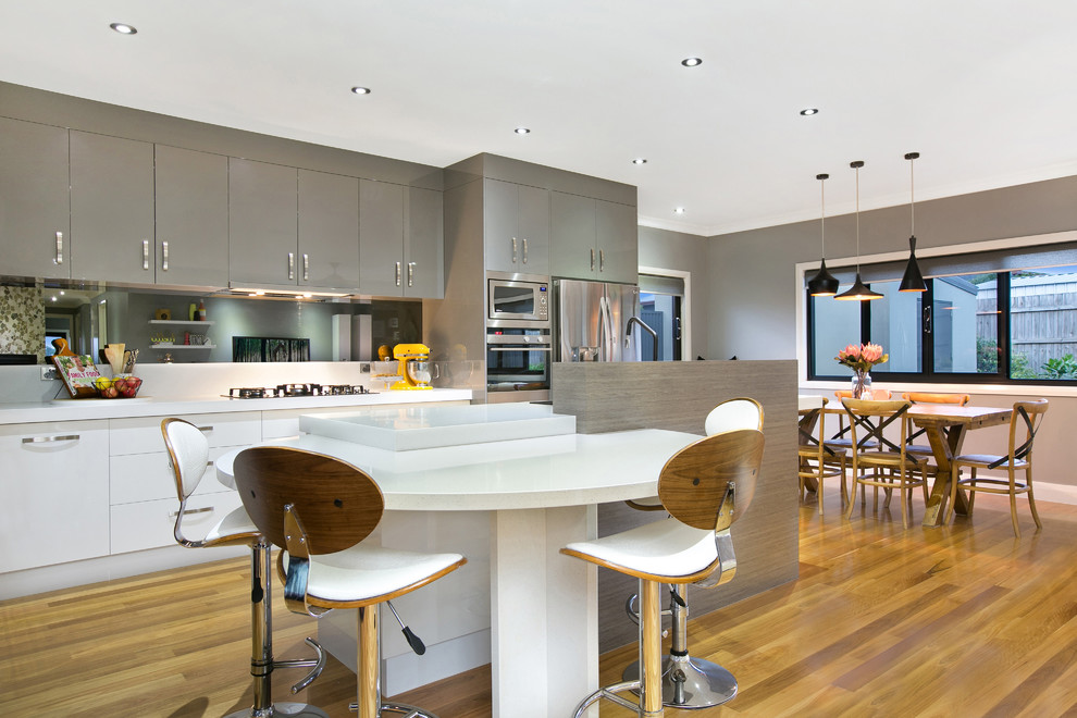 Contemporary dining room in Other.