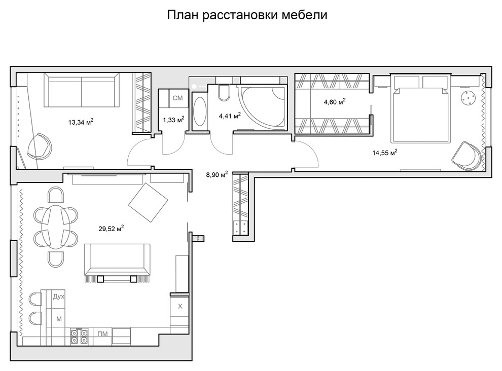 Квартира для бизнес-вумен и ее сына, чемпиона России по легкой атлетике