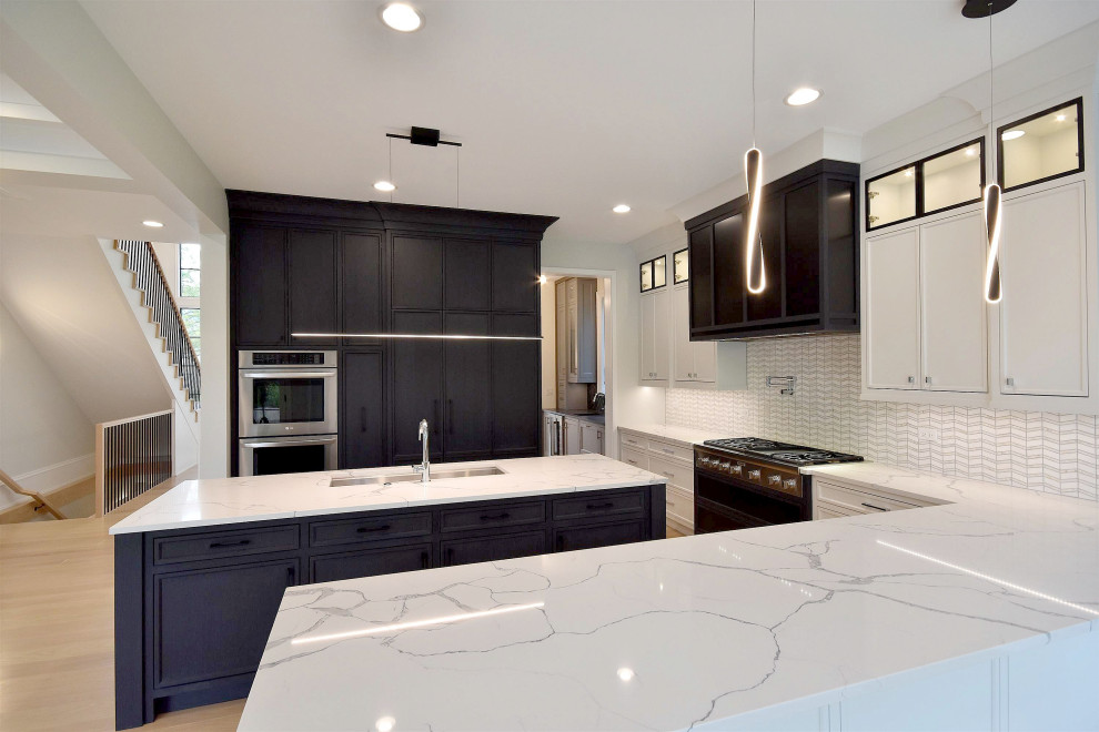Kitchen - transitional kitchen idea in Chicago