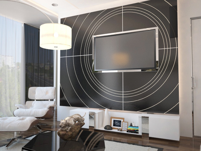 Чёрно белый минимализм